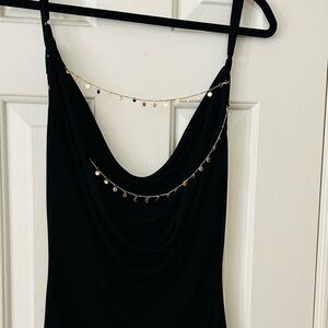 Elegant Black Sleeveless Dress